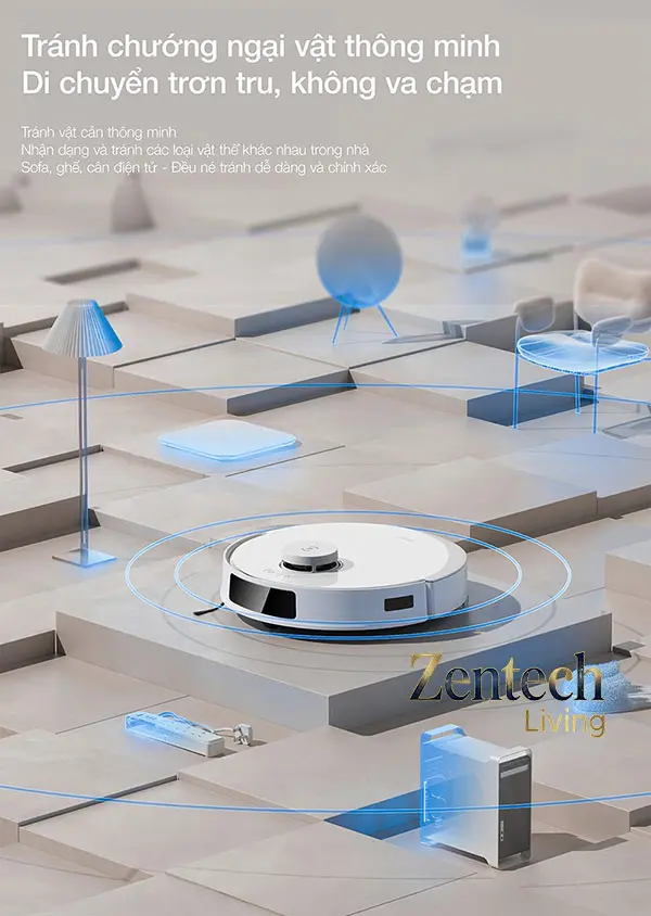 Robot hút bụi lau nhà Ecovacs Deebot T30e Pro Omni 19