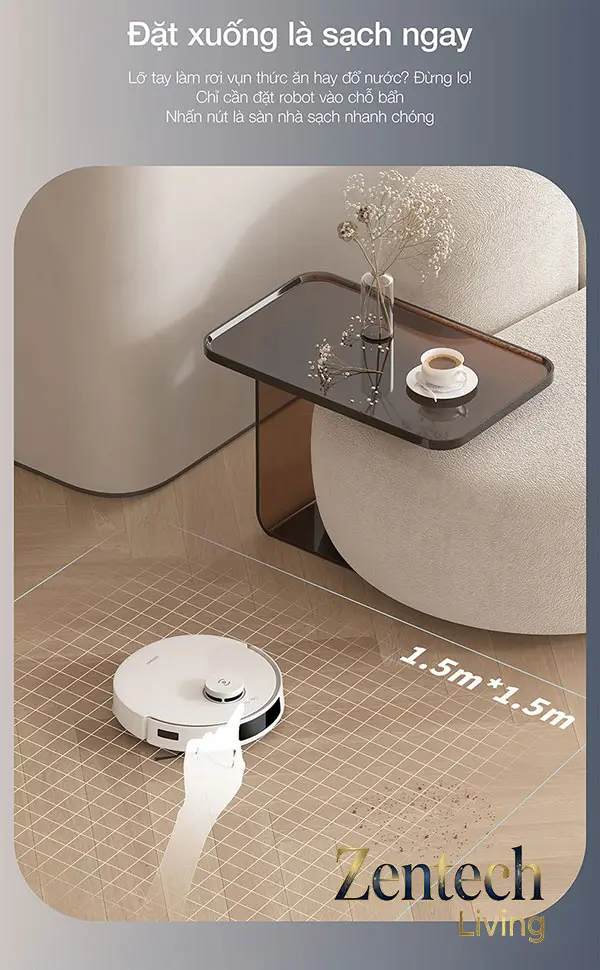 Robot hút bụi lau nhà Ecovacs Deebot T30e Pro Omni 23