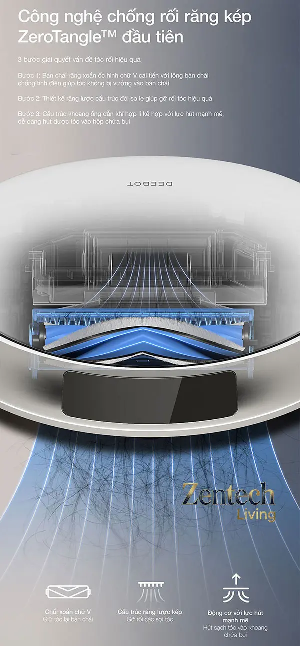 Robot hút bụi lau nhà Ecovacs Deebot T30e Pro Omni 8