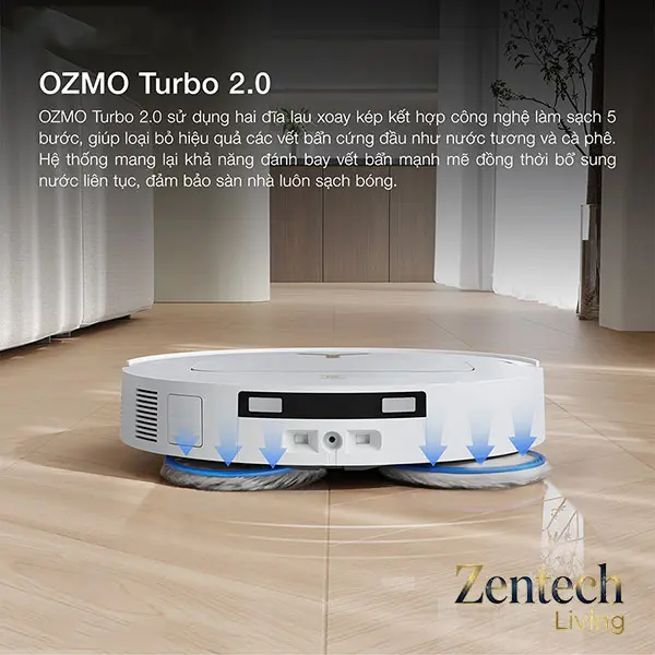 Robot hút bụi lau nhà Ecovacs Deebot T50 Pro Omni Gen 3 8