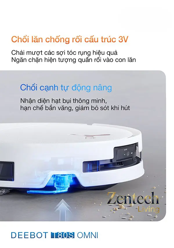 Robot hút bụi lau nhà Ecovacs Deebot T80s Omni 59