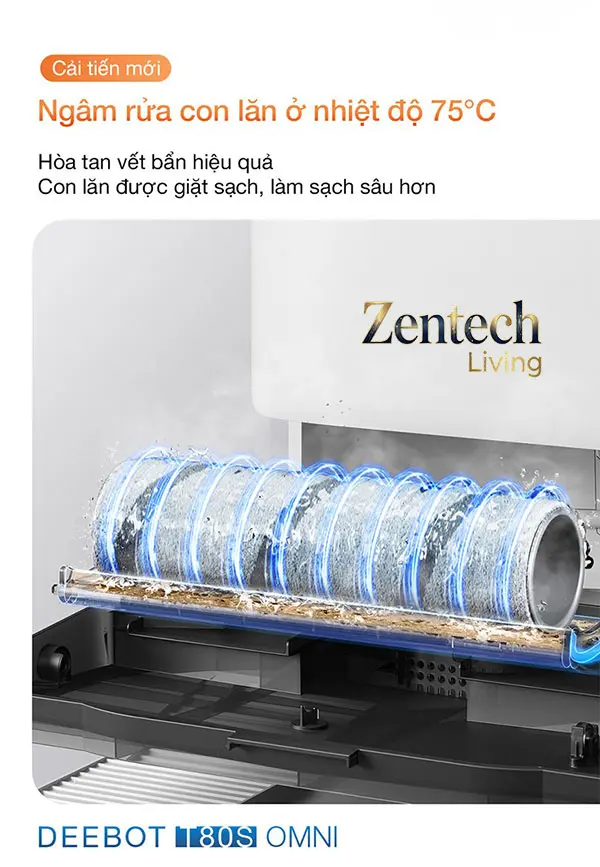 Robot hút bụi lau nhà Ecovacs Deebot T80s Omni 62