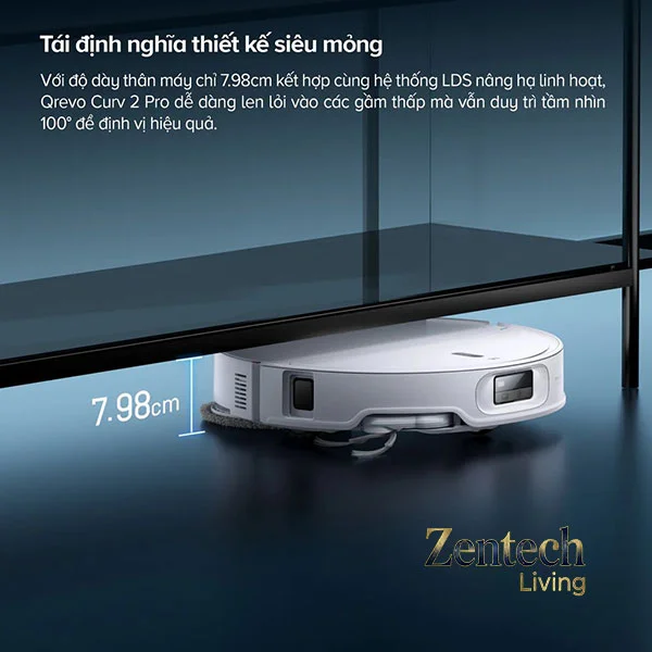 Robot hút bụi lau nhà Roborock Qrevo Curv 2 Pro 7