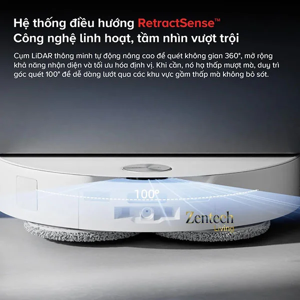 Robot hút bụi lau nhà Roborock Qrevo EdgeT 12