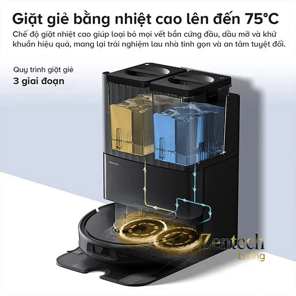 Robot hút bụi lau nhà Roborock Qrevo S Pro 8