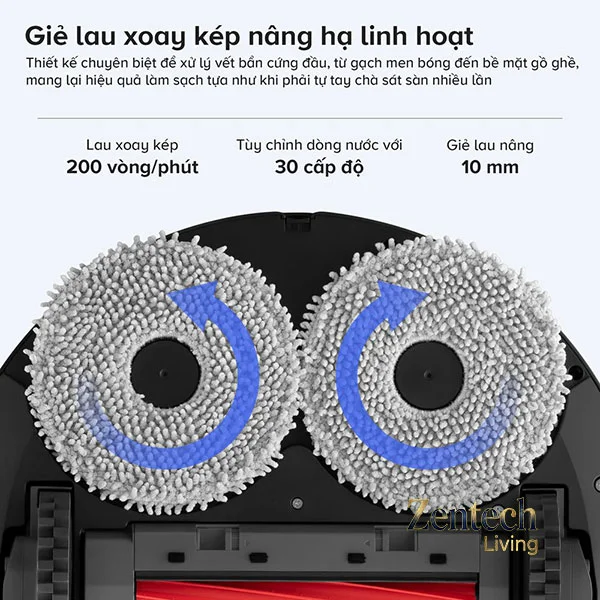 Robot hút bụi lau nhà Roborock Qrevo S Pro 9