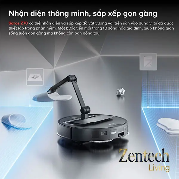 Robot hút bụi lau nhà Roborock Saros Z70 16