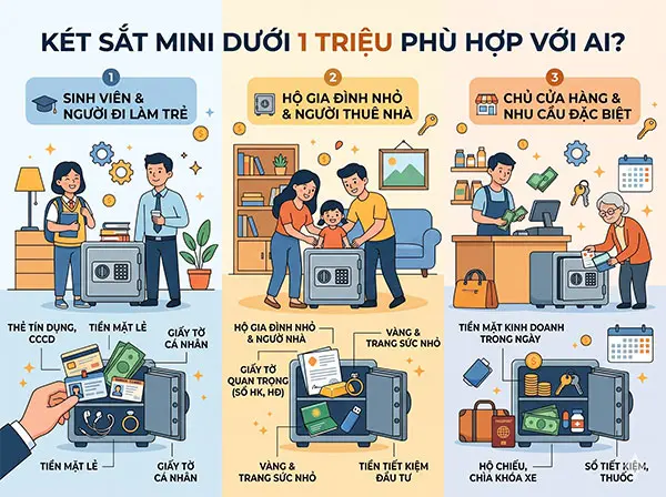 két sắt mini dưới 1 triệu phù hợp với ai