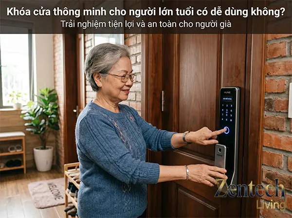 khóa cửa thông minh cho người lớn tuổi nên chọn loại nào