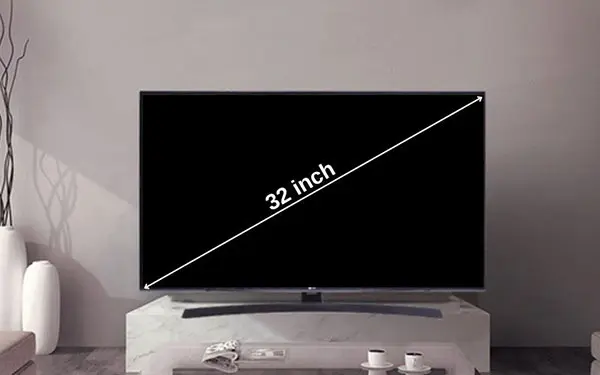kích thước màn hình tivi 32 inch