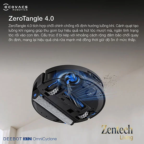 Robot hút bụi lau nhà Ecovacs DEEBOT X12 OmniCyclone 10