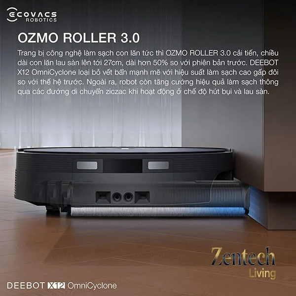 Robot hút bụi lau nhà Ecovacs DEEBOT X12 OmniCyclone 14