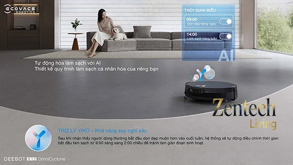 Robot hút bụi lau nhà Ecovacs DEEBOT X12 OmniCyclone 3