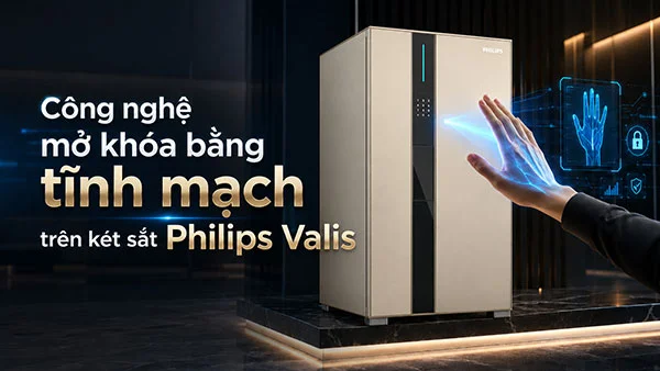 ảnh đại diện Công nghệ mở khóa bằng tĩnh mạch trên két sắt Philips Valis