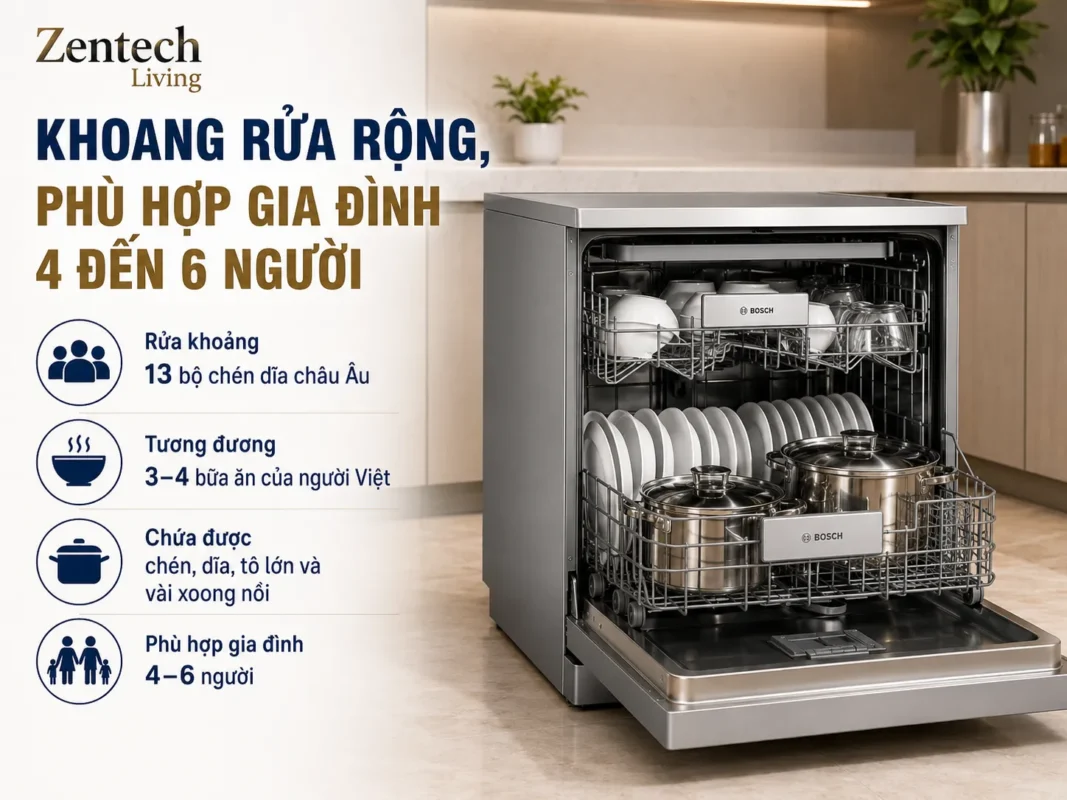 bên trong khoang máy rửa chén Bosch_7