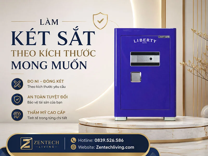 kích thước két sắt theo mong muốn