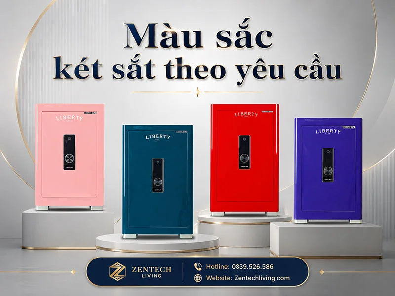 màu sắc két sắt theo yêu cầu