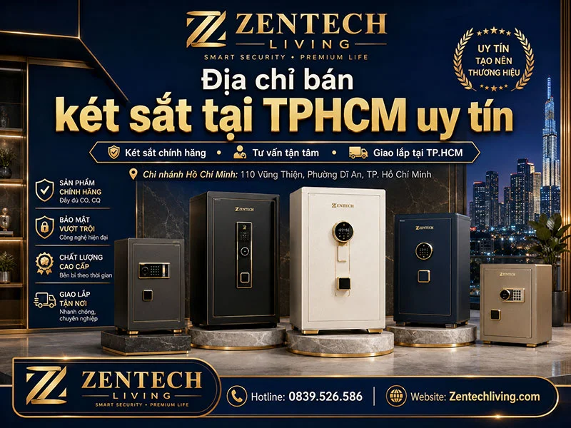 Địa chỉ bán két sắt tại TPHCM uy tín