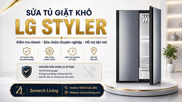 sửa tủ giặt khô lg styler 2