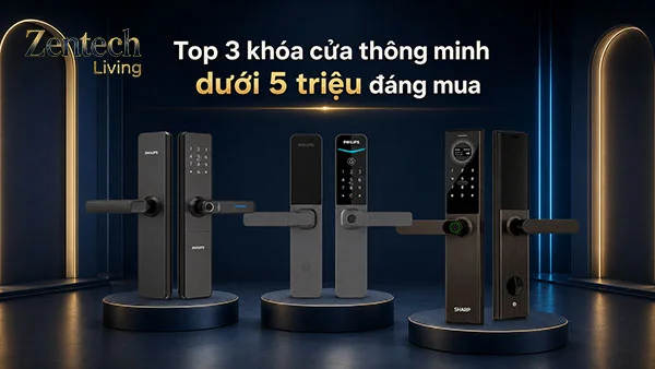 Top 3 khóa cửa thông minh dưới 5 triệu đáng mua 2