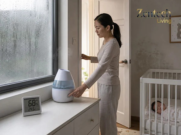 Độ ẩm phòng bao nhiêu là tốt cho bé? Mức nên duy trì 3