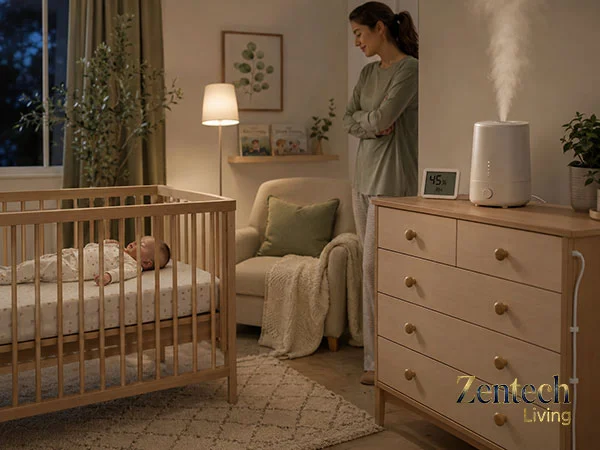 Độ ẩm phòng bao nhiêu là tốt cho bé? Mức nên duy trì 5