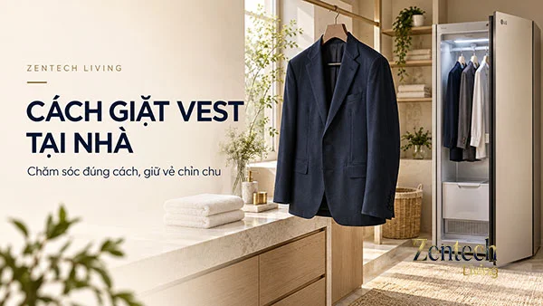 Cách giặt vest tại nhà đúng cách, hạn chế mất phom 6
