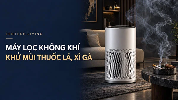 Máy lọc không khí khử mùi thuốc lá, xì gà 2